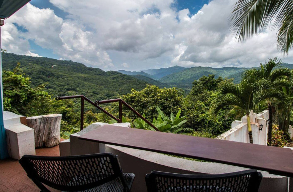 Mountain balcony view at K-Rae’s Irish Pub and Inn