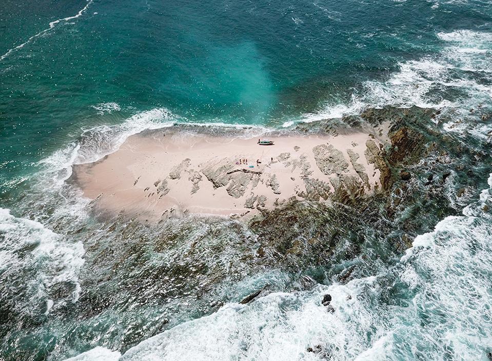 Pink Sand Island tour near Nosara Costa Rica